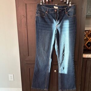 Maurices Dark Blue Boot Cut Jeans